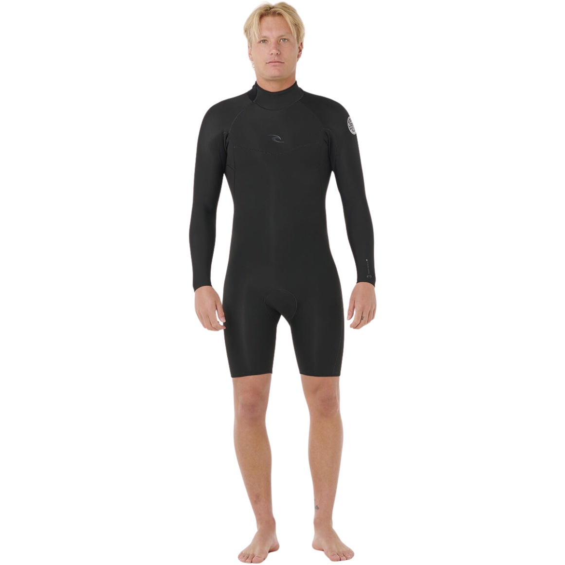 2026 Rip Curl Da Uomo Dawn Patrol 2mm Back Zip Manica Lunga Muta Primaverile Muta 11SMSP - Black